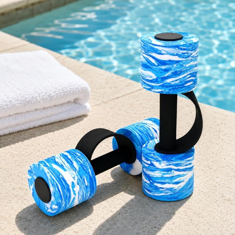 Home Gym Dumbbell Set - Pool Training Water Hand Weights Dumbbells