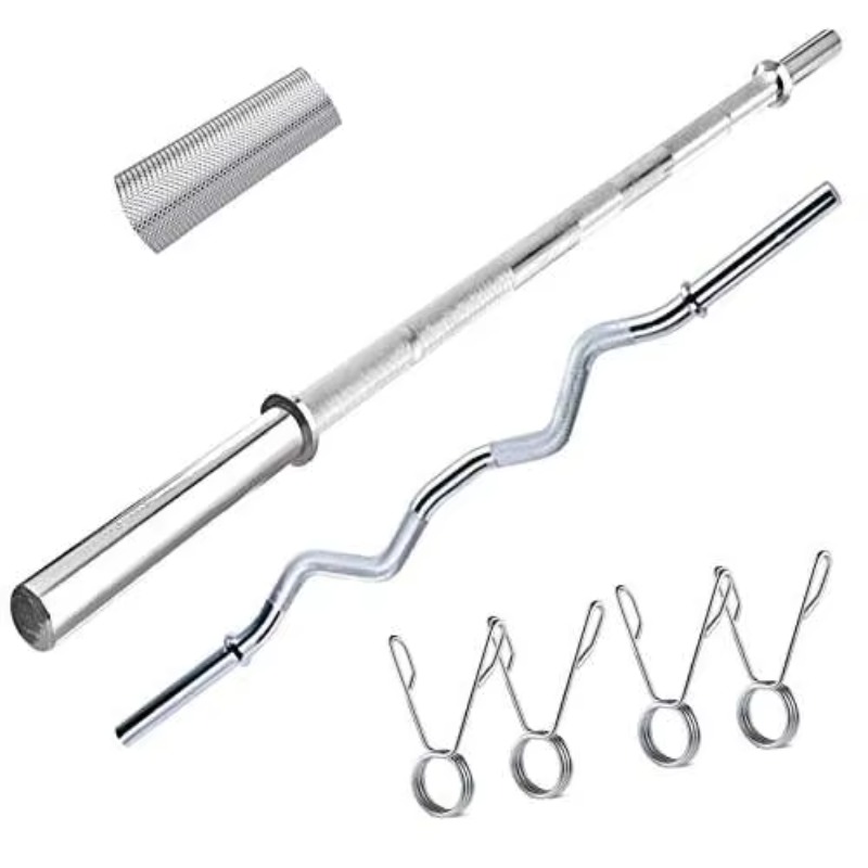 Professional 1.5M Gym Quality  - Barbell Curl Bar 评论和价格