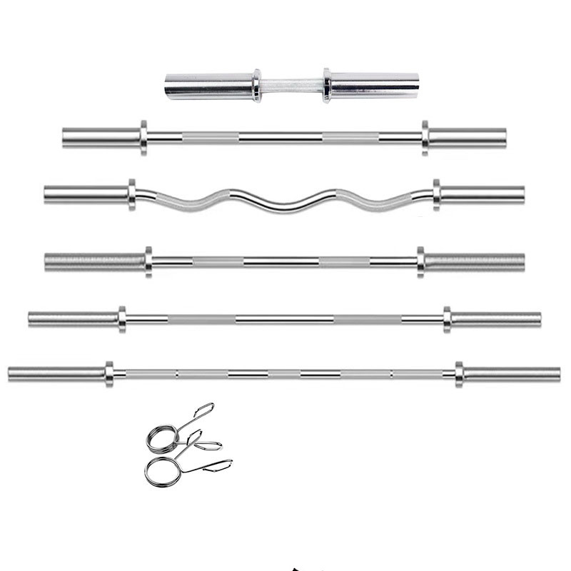 1.2m-2.2m Multi Size Cast Iron - Barbell Curl Bar 评论和价格