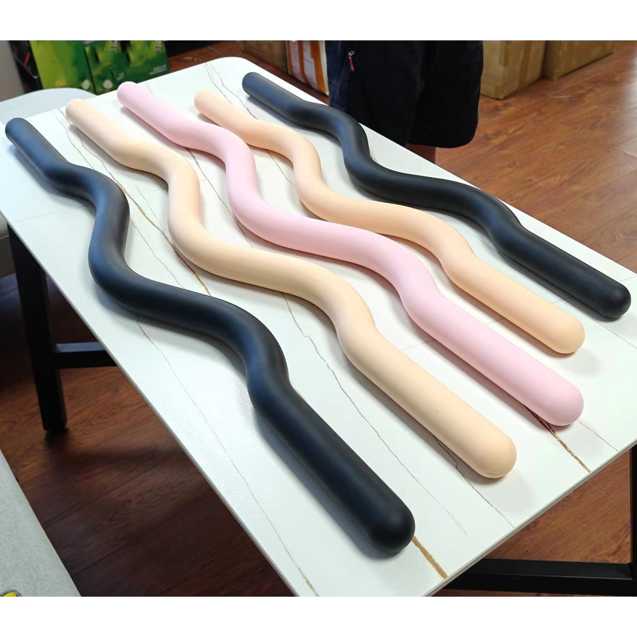 XMWL    Gym Yoga  Colorful Sil - Barbell Curl Bar 评论和价格