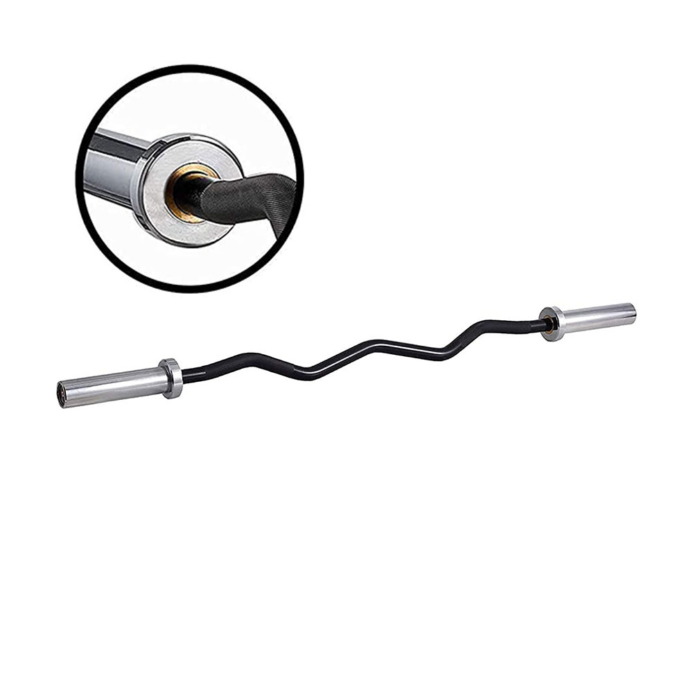 Seamless Curl Barbell Bar with - Barbell Curl Bar 评论和价格
