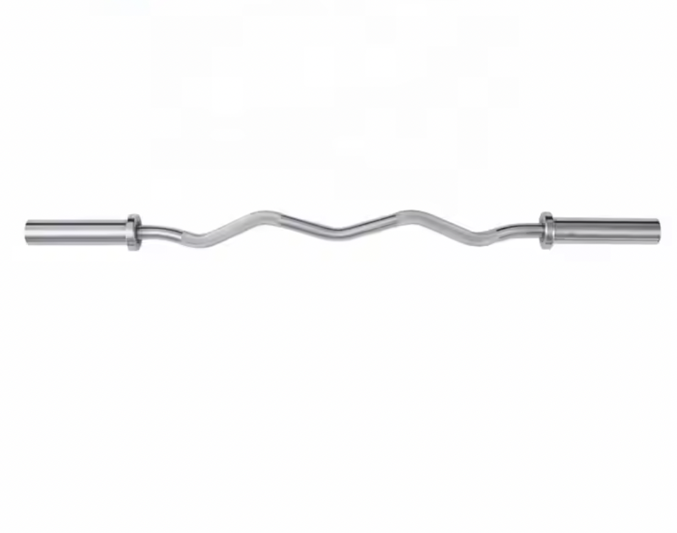 Professional Quality Hard Chro - Barbell Curl Bar 评论和价格