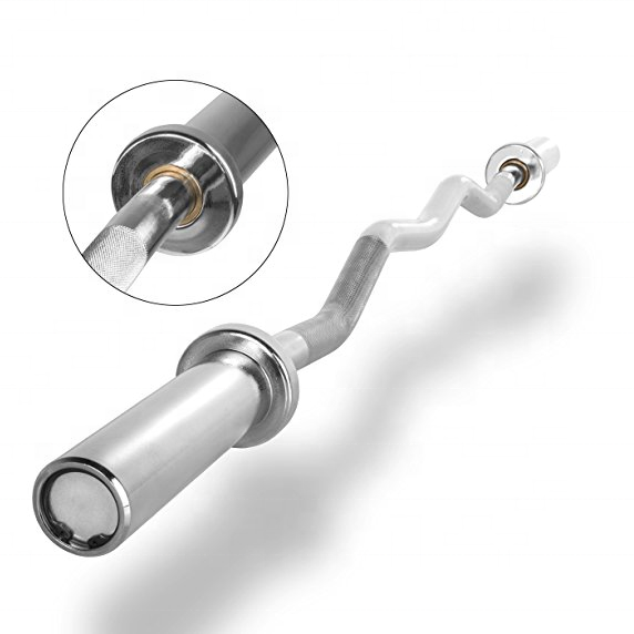 Weight Lifting bar  Chrome Str - Barbell Curl Bar 评论和价格