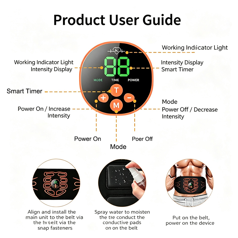 Abdominal Toning Belt Smart Ab - Treadmill Home Gym 评论和价格