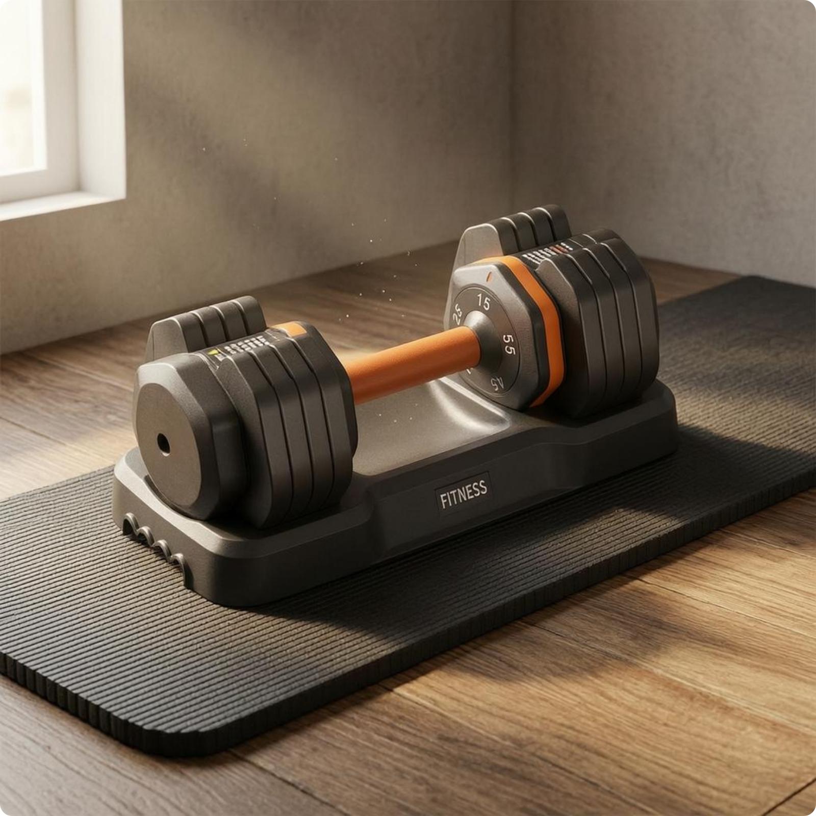 Adjustable Dumbbell with Molde - Home Gym Dumbbell Set 评论和价格
