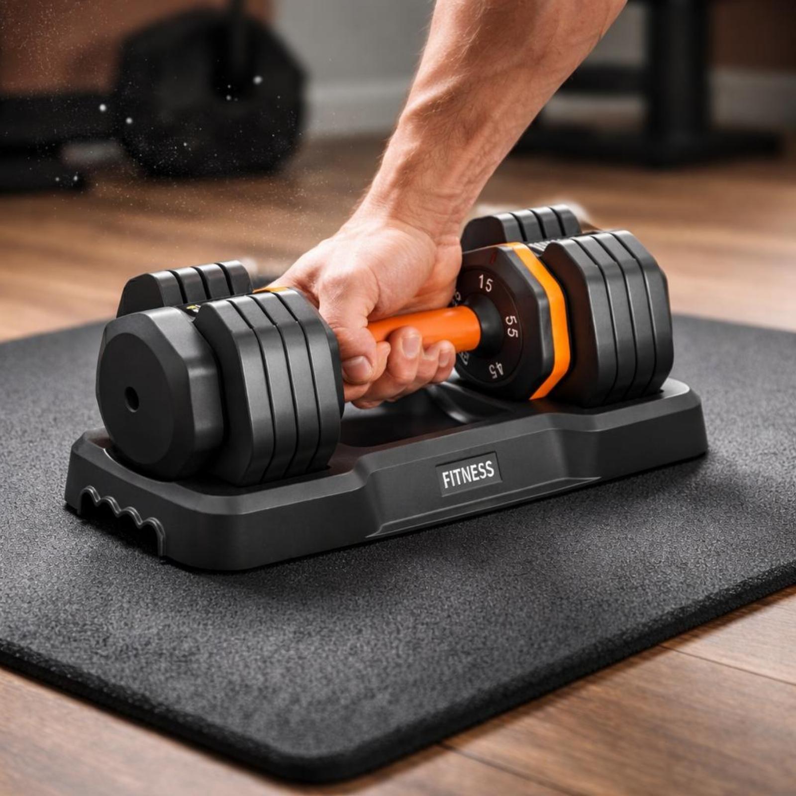 Adjustable Dumbbell with Molde - Home Gym Dumbbell Set 评论和价格