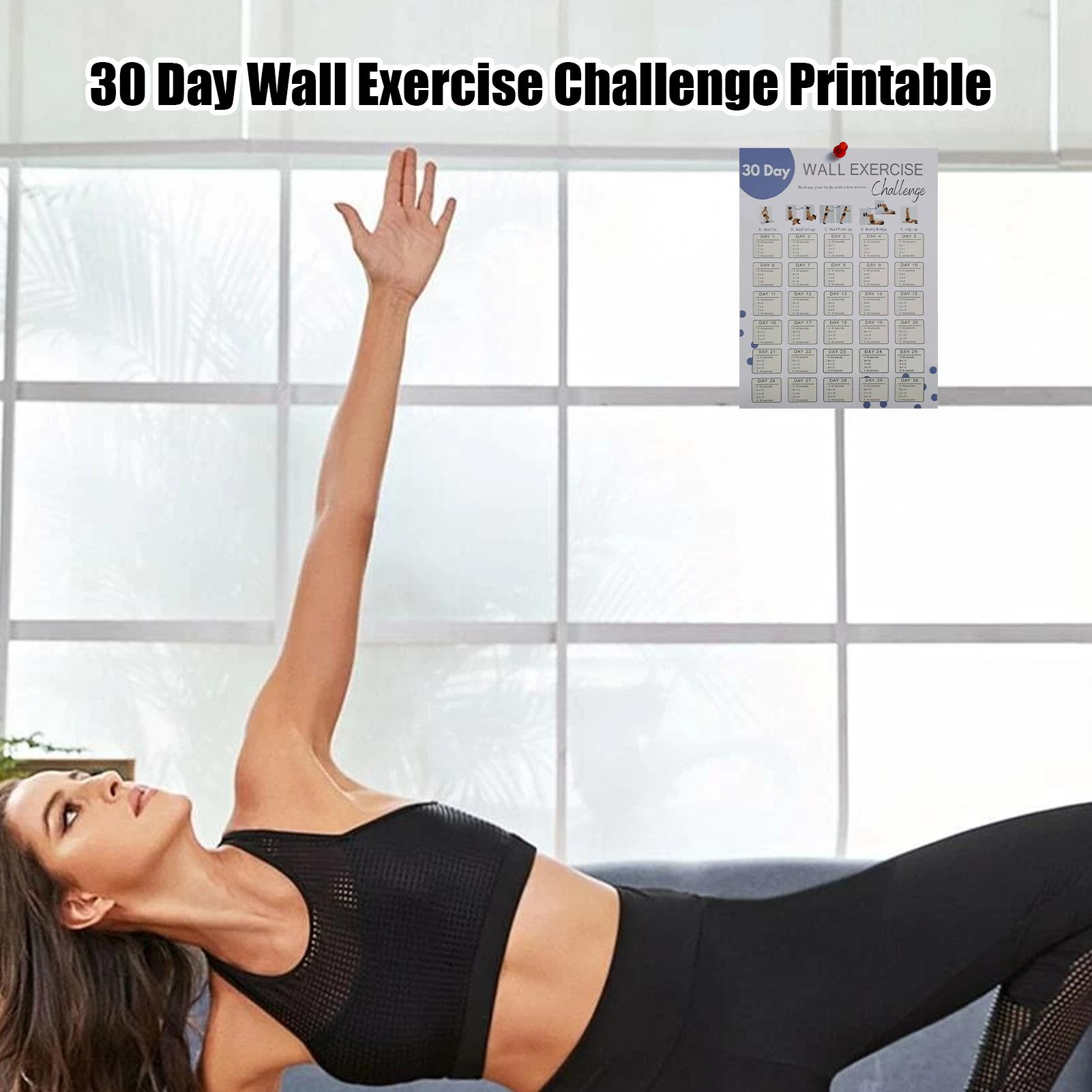 Wall Fitness Planner 30 Days H - Workout Plan Home Gym 评论和价格