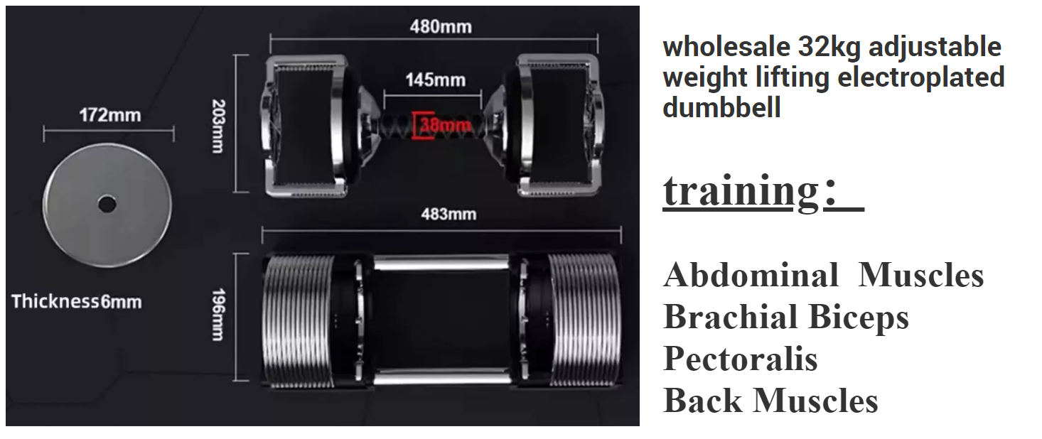 Factory Price Carbon Steel Wei - Home Gym Dumbbell Set 评论和价格
