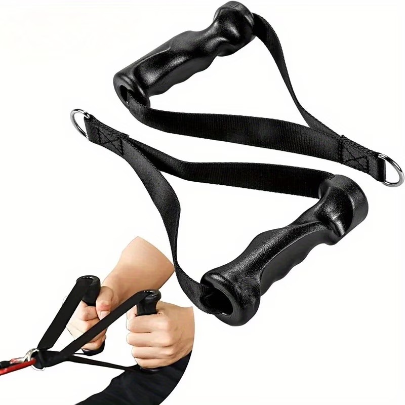 1Pair Ergonomic Exercise Handl - Cable Pulley System 评论和价格