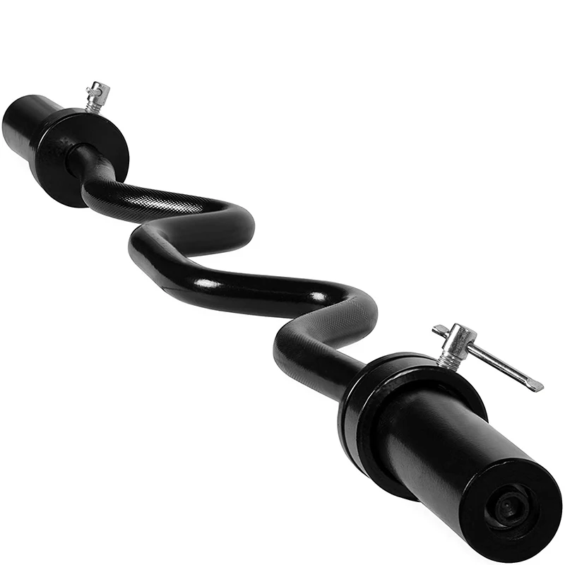 New Product Fitness Steel Curv - Barbell Curl Bar 评论和价格